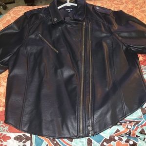 Torrid pleather motto jacket